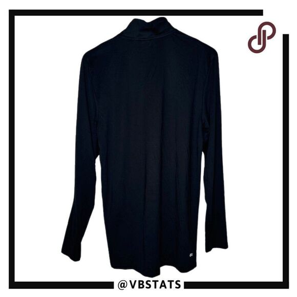 Spyder Active Men's Medium Black 1/4 Zip Athleisure Top - Picture 3 of 9
